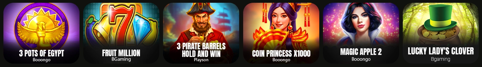 Velobet slot games selection from top providers